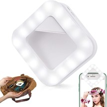 Rechargeable Sensor Purse Light Handbag Light with Clip on Selfie Ring Light - £10.02 GBP