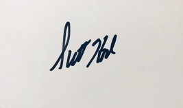 An item in the Sports Mem, Cards & Fan Shop category: SCOTT HOCH AUTOGRAPHED Hand SIGNED 3x5 INDEX CARD w/COA PGA GOLF TOUR