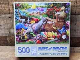 Bits &amp; Pieces Jigsaw Puzzle - “Picnic Surprise” 500 Piece - SHIPS FREE - £15.11 GBP