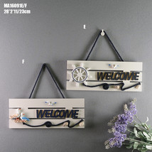 Mediterranean WELCOME Plate Marine Ornament Helmsman Sea Anchor Welcome Listing - £7.01 GBP