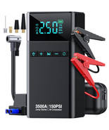 Portable Car Jump Starter with Air Compressor, 3500A 150PSI Car Battery ... - $4,788.39 MXN