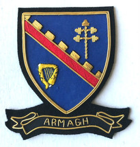 HAND EMBROIDERED IRISH COUNTY - ARMAGH - COLLECTORS HERITAGE ITEM TO BUY... - £17.69 GBP