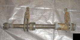 1980 Suzuki GS 450 Rear Axle W Chain Adjustors - £10.96 GBP