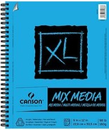 Canson 100510927 XL Series Mix Paper Pad, 98 Pound, 9 x 12 Inch, 60 Shee... - £17.55 GBP