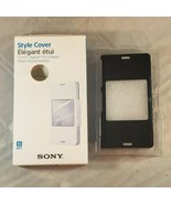 Genuine Sony SCR26 Style Up Cover for Xperia Z3 Compact Black - $0.98
