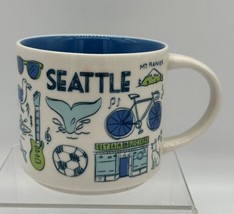 Starbucks SEATTLE Been There Series Coffee Tea Cup Mug 14oz Mt Rainier N... - $14.99