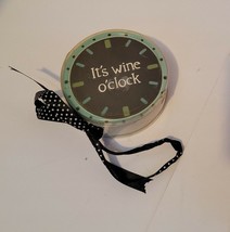 GANZ Coasters Its Wine O&#39;Clock (Qty 12) NEW In Package. - $54.97 MXN