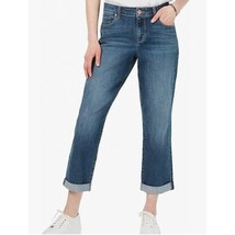 Style &amp; Co Womens 6 Rodeo Medium Wash Boyfriend Cut Jeans NWT BJ39 - £20.02 GBP