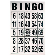 Large Print Laminated Bingo Cards - 11&quot; x 17&quot; Low Vision, Spill Proof - €7,75 EUR