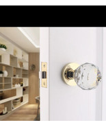 Crystal Ball Knob Privacy Door Lock Bathroom Silent Door Lock Keyless - £27.02 GBP