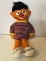 Vintage Knickerbocker ERNIE Sesame Street Plush Doll | 9” Figure Toy - £6.39 GBP