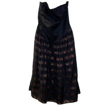Gioia di Paolo Vintage Black Strapless Cocktail Dress Womens 10 - £23.12 GBP