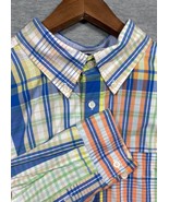 Tommy Hilfiger Mens Shirt XL Multicolor Plaid Long Sleeve Button Down - $17.70