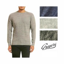 Grayers Waffle Crew Neck Long Sleeve Shirt Sweater - £20.29 GBP