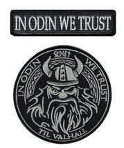 in Odin We Trust Viking God in God Odin Hook Patch by Miltacusa - $11.99