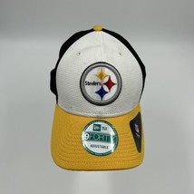 NFL New Era 9Forty Pittsburgh Steelers Hook And Loop Hat Yellow White Black - £14.70 GBP