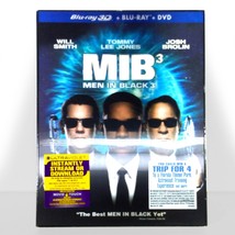 Men in Black 3 (3-Disc 3D/2D Blu-ray, 2012, Inc Digital) Like New w/ Slip ! - £8.98 GBP
