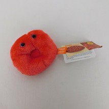 Giant Microbes Red Blood Cell Plush Toy Soft Body Educational Gift 5&quot; New Oliver - £11.39 GBP