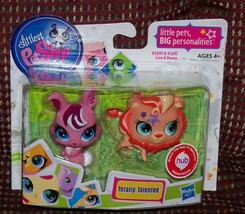 Littlest Pet Shop Totally Talented Lion &amp; Bunny # 2690 &amp; #2691 NEW - £18.02 GBP