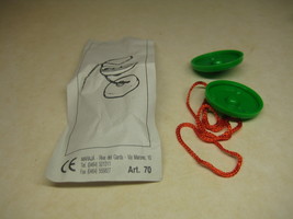 Maraja - Art 70 Green jojo - Red thread + paper - Surprise egg - $1.50