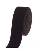 1 1/4 Inch Black Plush Elastic,Soft Comfortable Sewing Elastic - 3 Yards - £16.01 GBP