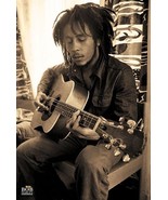 Bob Marley Poster Playing Guitar 24 inches by 36 inches - $117.09 MXN