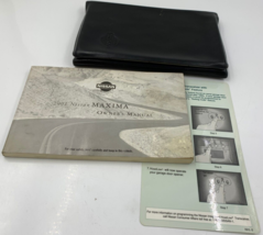 2001 Nissan Maxima Owners Manual Handbook Set with Case OEM G04B09056 - £35.54 GBP