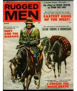 Rugged Men Pulp Magazine March 1958- Cheesecake- Fastest Guns in the Wes... - $43.46