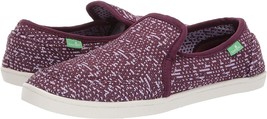 Sanuk Shoes Womens Knit Woven Slip On Comfort Lightweight Loafer Pair O Dice NEW - £46.98 GBP
