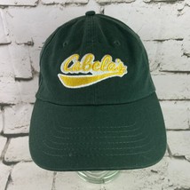 Cabela’s Ball Cap Hat Green Yellow Springfield Strapback - $9.89