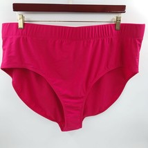 Bongo Bikini Swim Bottoms Magenta Pink Plus Size 3X Bathing Suit Briefs NEW - £12.77 GBP