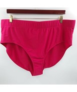 Bongo Bikini Swim Bottoms Magenta Pink Plus Size 3X Bathing Suit Briefs NEW - £15.75 GBP
