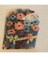 Vintage Birthday Card To You On Your Birthday  Box4 - £3.13 GBP