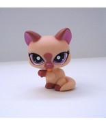 Littlest Pet Shop Cat #1626 Peach/Purple Eyes - $186.52 MXN