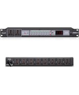 10-Outlet Power Sequencer Conditioner, 3000W Rack Power Conditioner With - $80.93