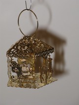 Hallmark Lighted Ornament &quot;Brass Carousel&quot; - 1984 QLX7071 - £15.55 GBP