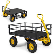 Utility Garden Wagon with 4 Removable Side Panels and 900/1200 LBS Load Capacity - $5,661.90 MXN