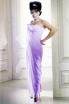 Connie Francis Elegant Glamour Pose in Purple 18x24 Poster - $23.99