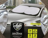 Auto Drive ~ Twist Sun Shade ~ HOLOGRAPHIC WHITE ~ 28.5 x 31.5 ~ Univers... - $22.44