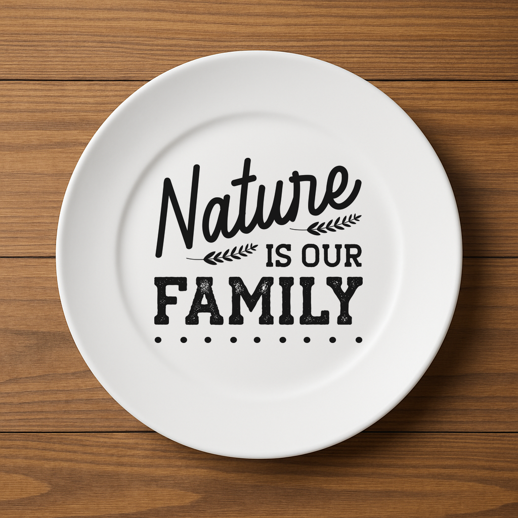 Nature is Our Family Plate - $14.98+