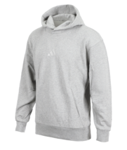 adidas ALL SZN French Terry Hoodie Men&#39;s Sportswear Top Gray Asia-Fit NW... - $91.71