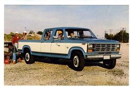 1983 Ford Crew Cab Pick Up Truck Dealers Advertising Postcard - $14.83