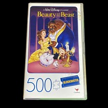 Blockbuster ‘Beauty &amp; The Beast’ Movie Poster 500-Piece Jigsaw Puzzle - £9.57 GBP