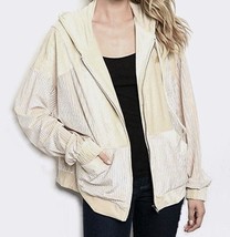 Entro Hoodie Jacket Bust Plus 52&quot; or 56&quot; Choice Stretch Corduroy Soft Cardigan - £13.97 GBP