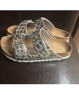 Birkenstock women’s Size 6 Sophie Python Metallic Sandal - $134.32 CAD