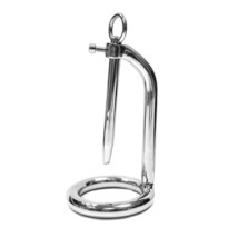 Stainless Steel 45Mm Chastity Ring With Urethral Probe - £37.32 GBP