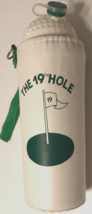THE 19TH HOLE Golfer&#39;s Green White Plastic Water Bottle Golf Vintage 20 oz. New - £8.53 GBP