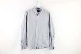 J Crew Men Medium Slim Fit Striped Color Block Collared Long Sleeve Butt... - $368.96 MXN