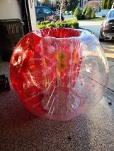 Pair 1.5M Body Inflatable Bubble Bumper Zorb Ball Soccer PVC Human Lawn Bowling - £251.83 GBP