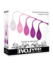 Evolved Tight &amp; Delight 5 Pc Weighted Kegel Ball Set - Assorted Colors - £41.49 GBP